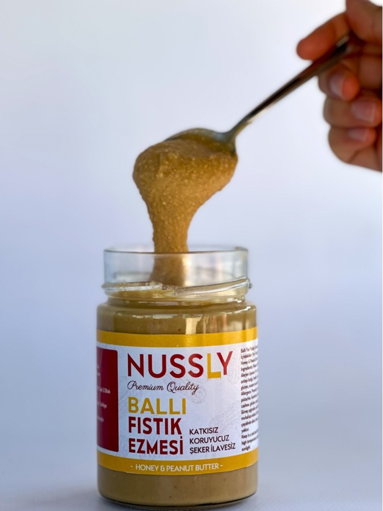 Nussly Ballı Fıstık Ezmesi, 310 g