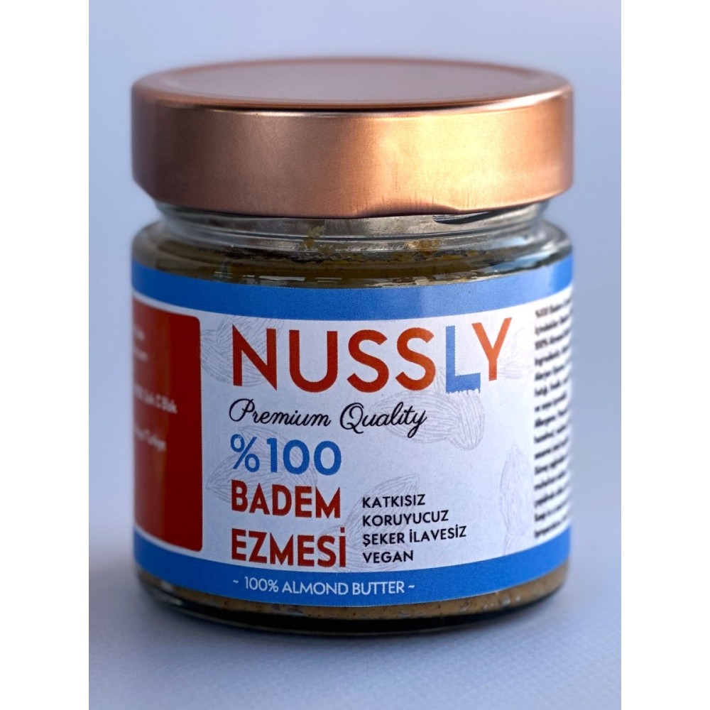 Nussly % 100 Badem Ezmesi, 200 g