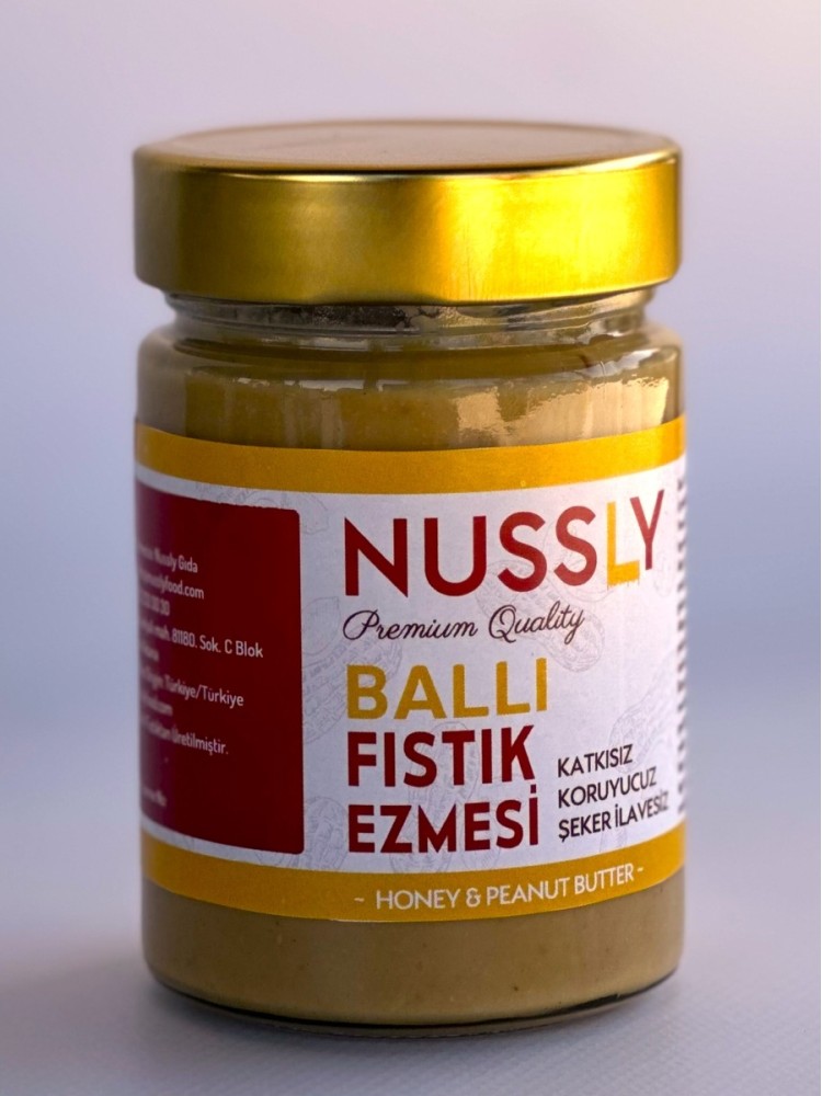 Nussly Ballı Fıstık Ezmesi, 310 g